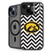 University of Iowa Hawkeyes Chevron Print iPhone 15 Kickstand Case