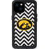 University of Iowa Hawkeyes Chevron Print iPhone 15 Plus Waterproof Case