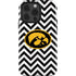 University of Iowa Hawkeyes Chevron Print iPhone 15 Pro Impact Case