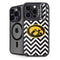 University of Iowa Hawkeyes Chevron Print iPhone 15 Pro Kickstand Case