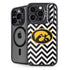 University of Iowa Hawkeyes Chevron Print iPhone 15 Pro Kickstand Case