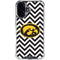 University of Iowa Hawkeyes Chevron Print iPhone 16 Plus Clear Case