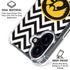 University of Iowa Hawkeyes Chevron Print iPhone 16 Plus Clear Case