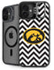 University of Iowa Hawkeyes Chevron Print iPhone 16 Plus Kickstand Case