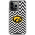 University of Iowa Hawkeyes Chevron Print iPhone 16 Pro Clear Case