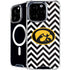 University of Iowa Hawkeyes Chevron Print iPhone 16 Pro MagSafe Case