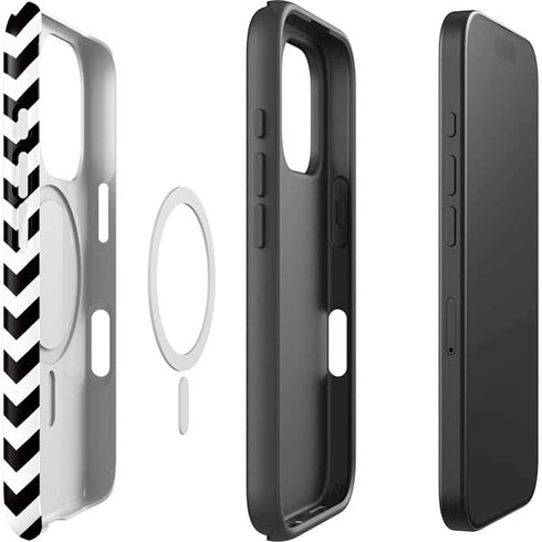 University of Iowa Hawkeyes Chevron Print iPhone 16 Pro Magsafe Impact Case