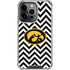 University of Iowa Hawkeyes Chevron Print iPhone 16 Pro Max Clear Case