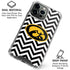 University of Iowa Hawkeyes Chevron Print iPhone 16 Pro Max Clear Case