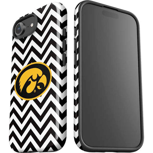 University of Iowa Hawkeyes Chevron Print iPhone 16e Impact Case