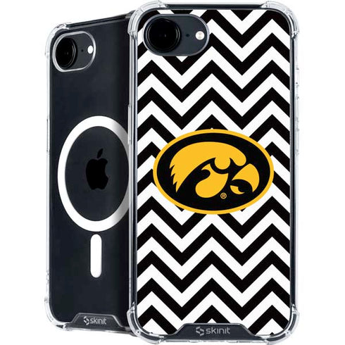 University of Iowa Hawkeyes Chevron Print iPhone 16e MagSafe Case