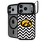 University of Iowa Hawkeyes Chevron Print iPhone 18 Pro Kickstand Case