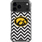 University of Iowa Hawkeyes Chevron Print iPhone 18 Pro Max Clear Case