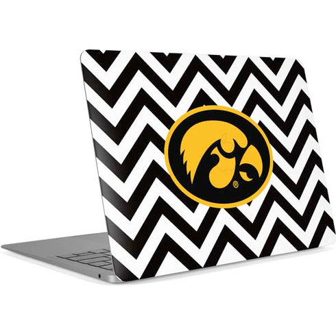 University of Iowa Hawkeyes Chevron Print Apple MacBook Air Skin