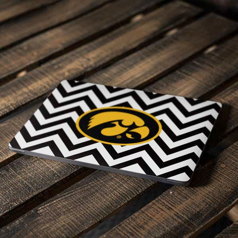 University of Iowa Hawkeyes Chevron Print Apple MacBook Air Skin