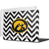 University of Iowa Hawkeyes Chevron Print MacBook Pro 14in (2021-24) Case plus Skin