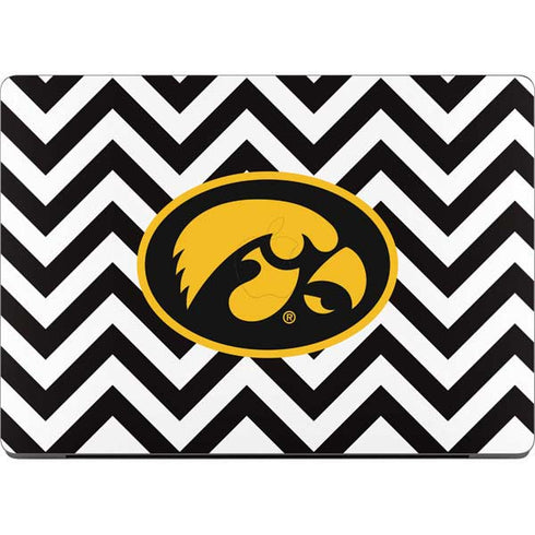 University of Iowa Hawkeyes Chevron Print Apple MacBook Pro 14-inch Skin