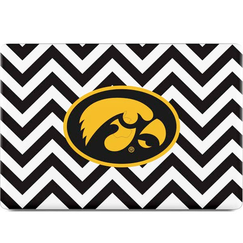 University of Iowa Hawkeyes Chevron Print MacBook Skins