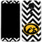 University of Iowa Hawkeyes Chevron Print Moto E5 Plus Skin