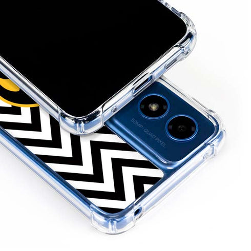 University of Iowa Hawkeyes Chevron Print Moto G 5G (2024) Clear Case