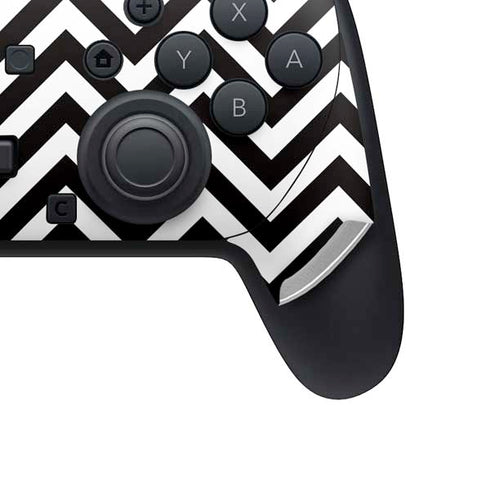 University of Iowa Hawkeyes Chevron Print Nintendo Switch 2 (2025) Pro Controller Skin