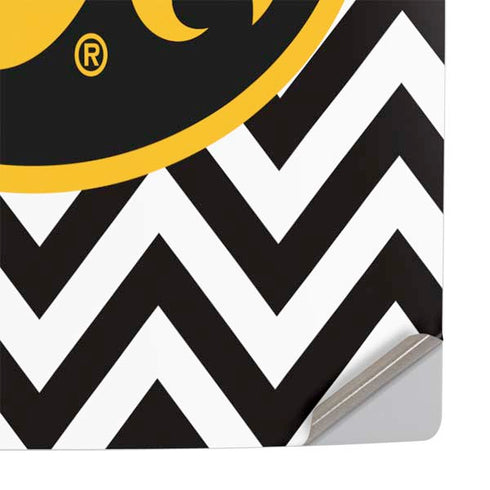 University of Iowa Hawkeyes Chevron Print PS5 Pro Console Skin