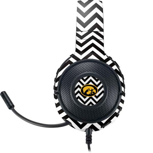 University of Iowa Hawkeyes Chevron Print Razer Kraken X Skin