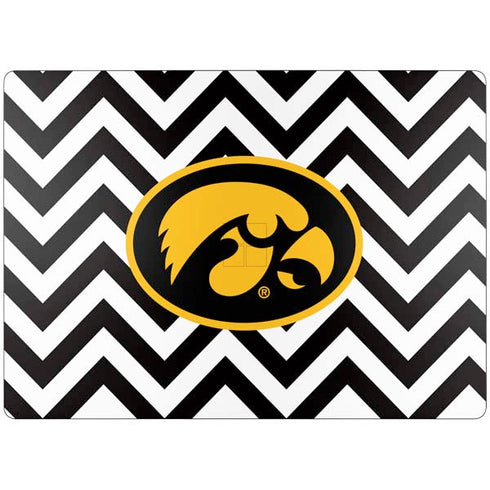 University of Iowa Hawkeyes Chevron Print Surface Laptop 7 13.8in Skin