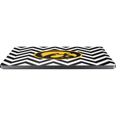 University of Iowa Hawkeyes Chevron Print Surface Laptop 7 13.8in Skin