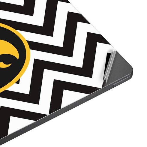 University of Iowa Hawkeyes Chevron Print Surface Laptop 7 15in Skin