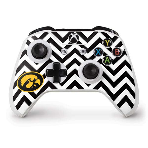 University of Iowa Hawkeyes Chevron Print Xbox One Skins