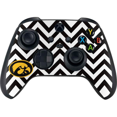 University of Iowa Hawkeyes Chevron Print Xbox Series X Skins