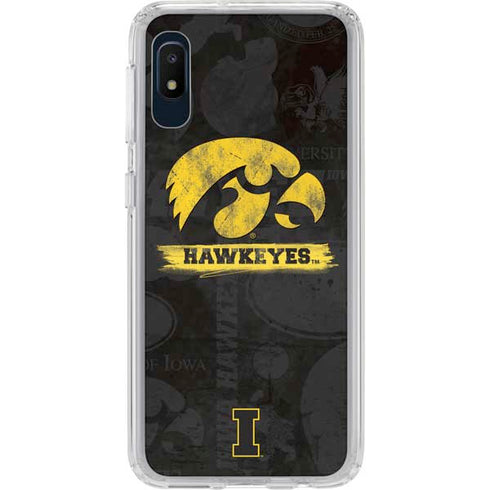 University of Iowa Hawkeyes Distressed Logo Galaxy Cases
