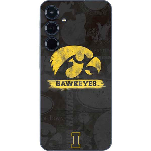 University of Iowa Hawkeyes Distressed Logo Galaxy A36 5G Skin