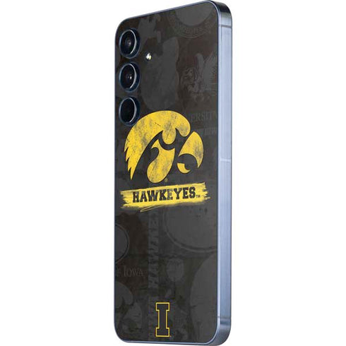 University of Iowa Hawkeyes Distressed Logo Galaxy A36 5G Skin