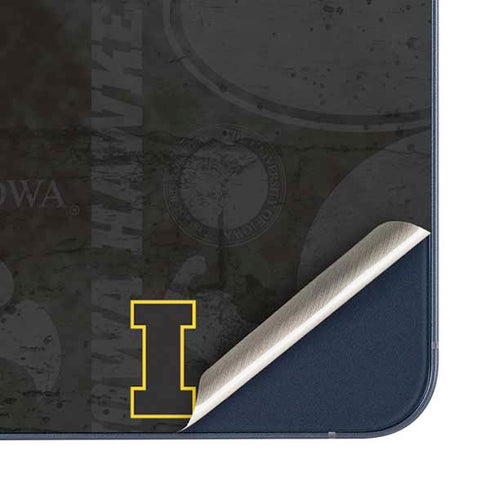 University of Iowa Hawkeyes Distressed Logo Galaxy A36 5G Skin
