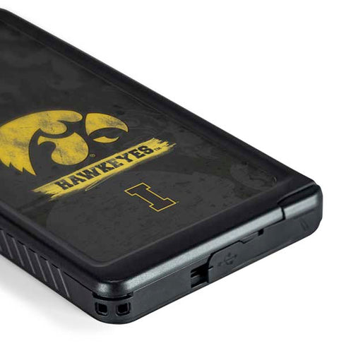 University of Iowa Hawkeyes Distressed Logo Galaxy S24 Ultra Waterproof Case