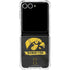 University of Iowa Hawkeyes Distressed Logo Galaxy Z Flip7 Clear Case