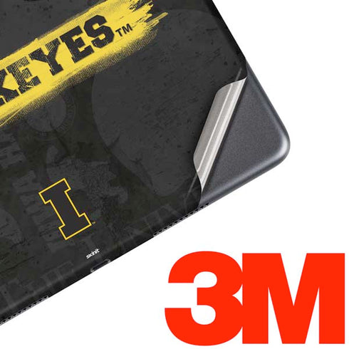 University of Iowa Hawkeyes Distressed Logo iPad Skins