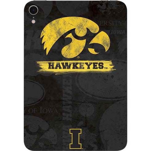 University of Iowa Hawkeyes Distressed Logo Apple iPad Mini Skin