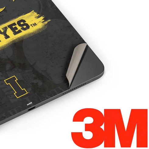 University of Iowa Hawkeyes Distressed Logo Apple iPad Pro Skin