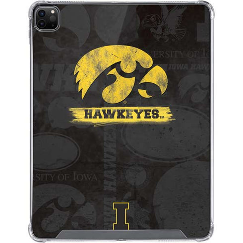 University of Iowa Hawkeyes Distressed Logo iPad Cases