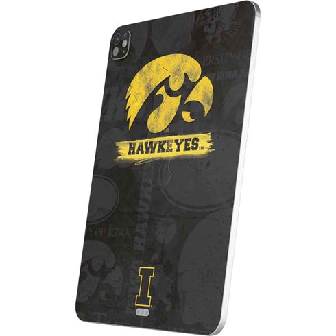 University of Iowa Hawkeyes Distressed Logo iPad Pro 13in M4 (2024) Skin