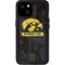 University of Iowa Hawkeyes Distressed Logo iPhone 15 Plus Waterproof Case