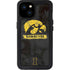 University of Iowa Hawkeyes Distressed Logo iPhone 15 Plus Waterproof Case