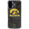 University of Iowa Hawkeyes Distressed Logo iPhone 16 Clear Case