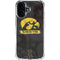 University of Iowa Hawkeyes Distressed Logo iPhone 16 Plus Clear Case