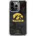 University of Iowa Hawkeyes Distressed Logo iPhone 16 Pro Clear Case