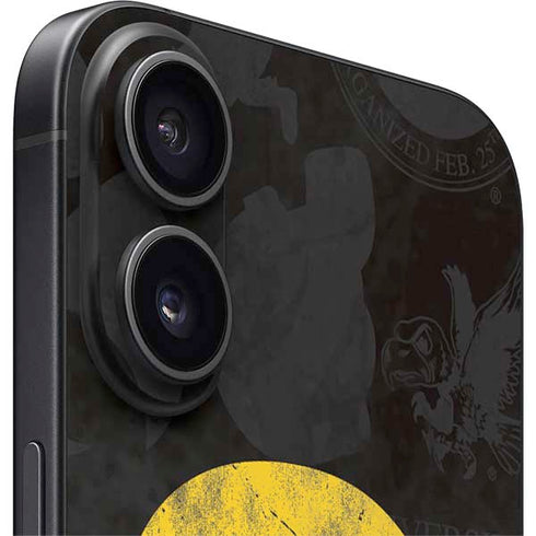 University of Iowa Hawkeyes Distressed Logo iPhone 16 Skin