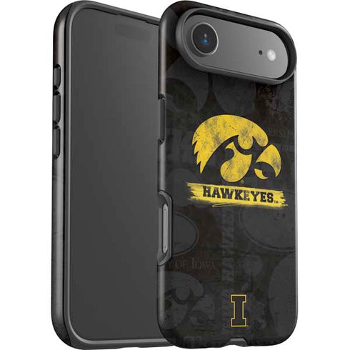 University of Iowa Hawkeyes Distressed Logo iPhone 17 Air Impact Case